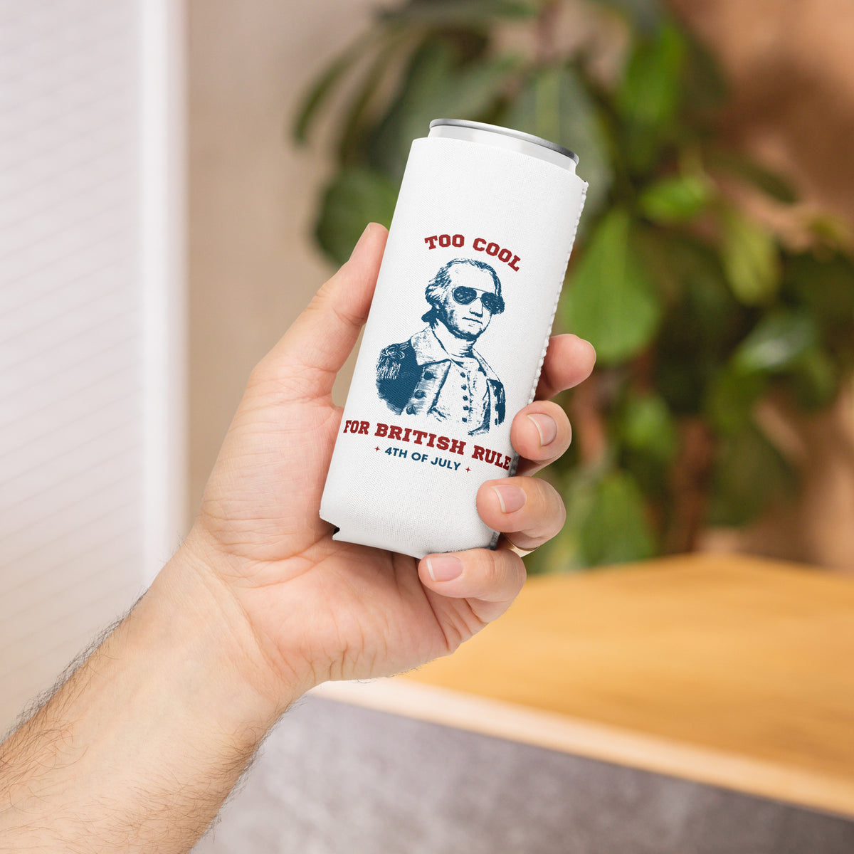 Too Cool For British Rule Koozie
