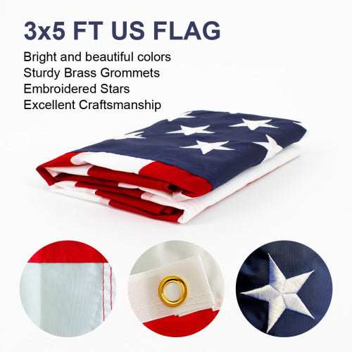 3x5 FT Polyester Outdoor American Flag