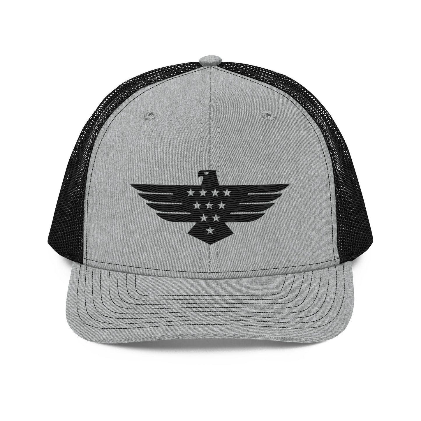 American Flag Badge Trucker Cap