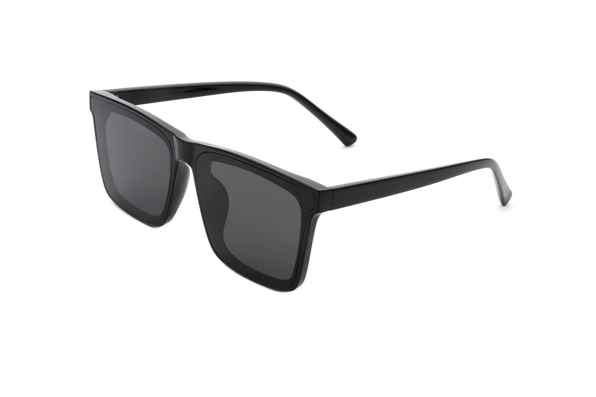 Classic Square Flat Top Retro Sunglasses – Red Rocket Media display picture 2