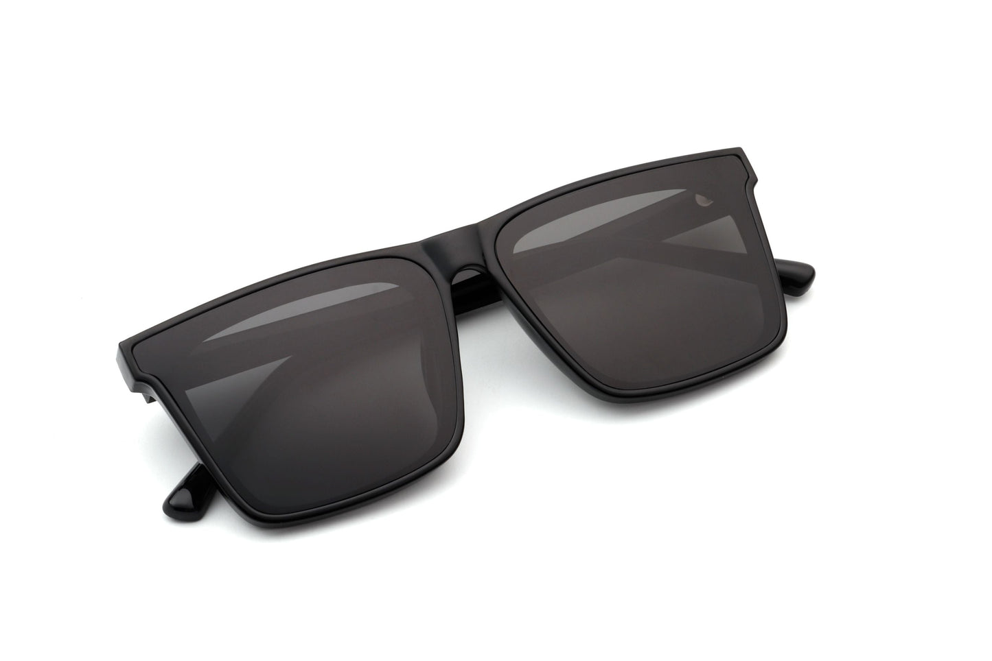 Classic Square Flat Top Retro Sunglasses
